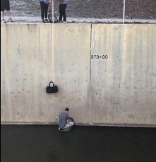 N3101050 Trapped Near the L.A. River… One Slip Could Mean Death